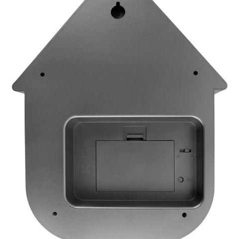 OROLOGIO WALL CLOCK MODERN CUCKOO METALLIC DARK GREY KARLSSON