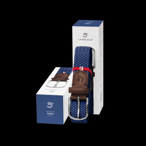 CINTURA PARIS LARGE LBPARNAV115 NAVY BLUE LA BOUCLE