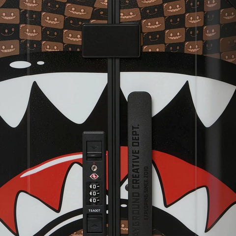 VALIGIA SHARKS IN PARIS WTF BUBBLE BROWN ART. 910CL339NSZ SPRAYGROUND
