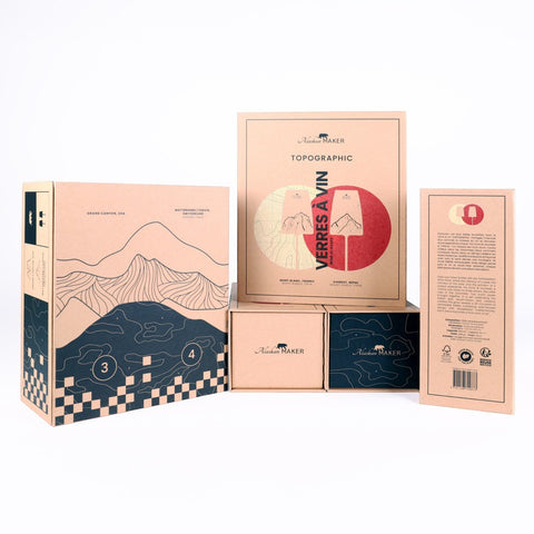 SET DUE CALICI  VINO GRAND CANYON/MATTERHORN ALASKAN MAKER