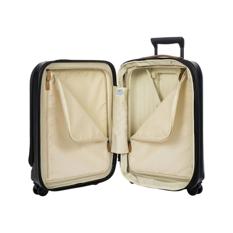 TROLLEY TAORMINA 55 CM POCKET BAH08450.001 BRIC'S BLACK