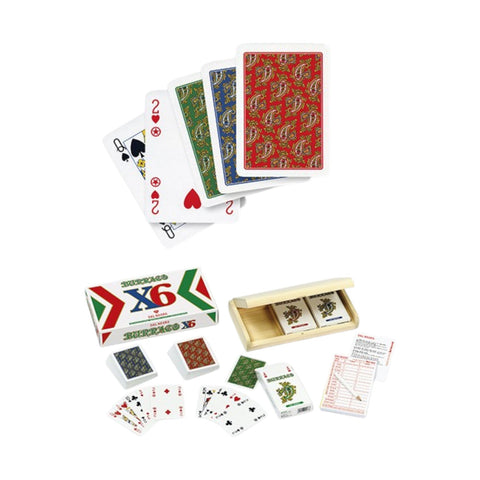 BURRACO SPIELKARTEN FÜR SECHS 090100 DAL NEGRO