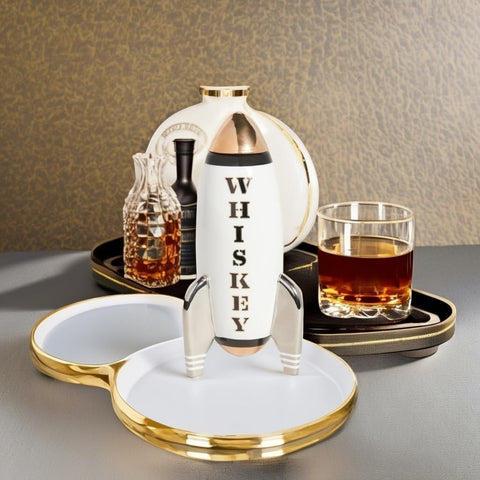 JONATHAN ADLER ROCKET DECANTER WHISKEY 33627