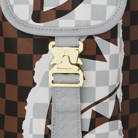 CARTELLA CREAM BROWN TEAR CHECK MONTECARLO ART. 910B8292NSZ SPRAYGROUND