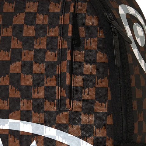 ZAINO CREAM AND BROWN TEAR CHECK  ART. 910B8552NSZ SPRAYGROUND