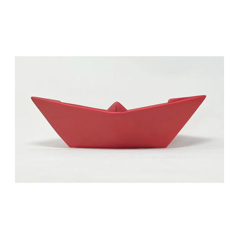 BARCHETTA ORIGAMI  MEDIA ROSSO OPACO CERAMICHE CRESCENTINI ART. 2531