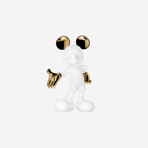 LEBLON DELIENNE MICKEY WELCOME WHITE AND GOLD 30CM ART. DISST03002MABCOR