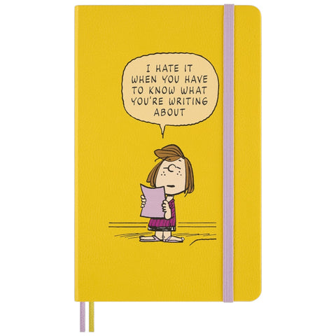 Großes liniertes Notizbuch Peanuts Patty Moleskine