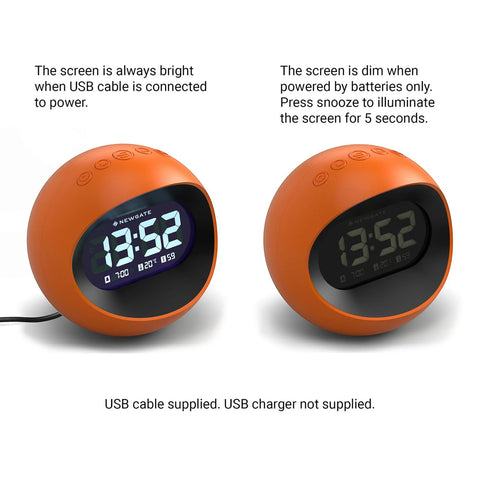 SVEGLIA CENTRE OF THE HEART LCD ALARM ART. LCD/COTE3 ORANGE NEWGATE