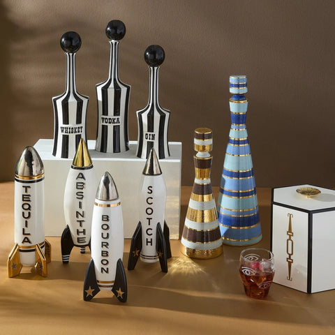 JONATHAN ADLER ROCKET DECANTER WHISKEY 33627