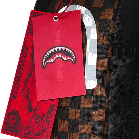 ZAINO CREAM AND BROWN TEAR CHECK  ART. 910B8552NSZ SPRAYGROUND
