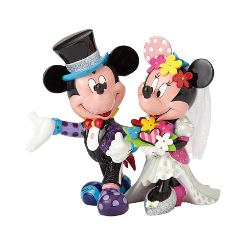 MICKEY AND MINNIE MOUSE WEDDING FIGURINE BRITTO 4058179