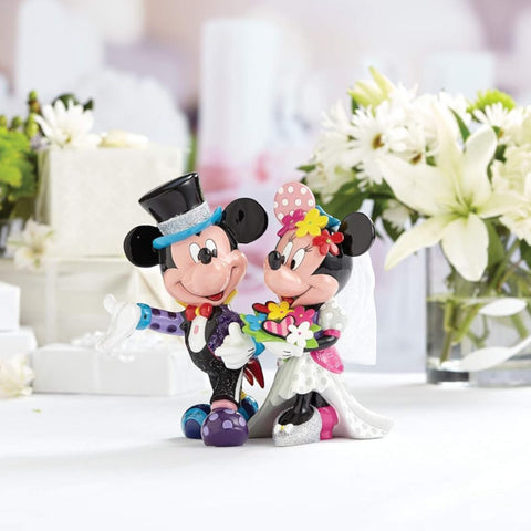 MICKEY AND MINNIE MOUSE WEDDING FIGURINE BRITTO 4058179