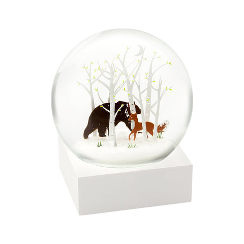 COOL SNOW GLOBES FOX AND BEAR CS187-FOX