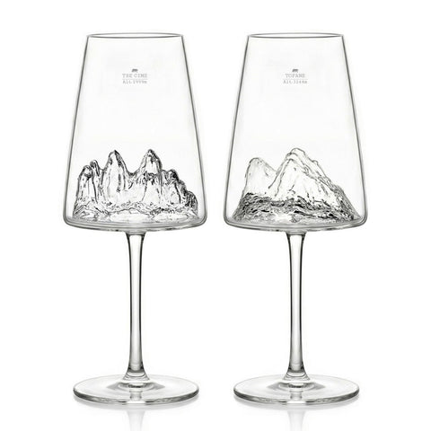 SET DUE CALICI VINO TOFANE/TRE CIME LAVAREDO ART. TOPO-VV-TCTO ALASKAN MAKER