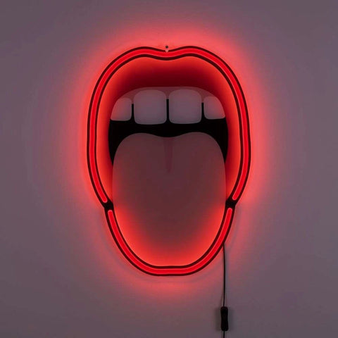 LED NEON SIGNS TONGUE SELETTI 13101