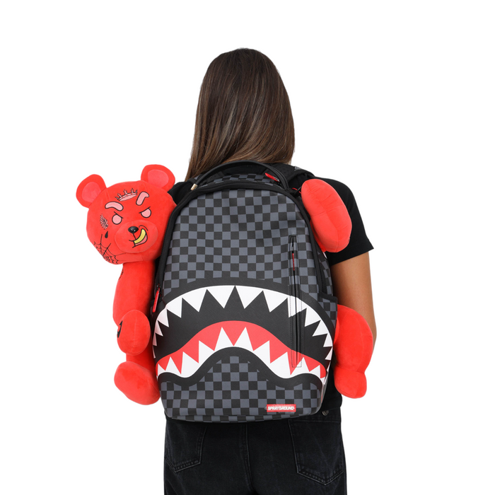 Sprayground Diablo Bearhug Bear Backpack Shark In Paris Black