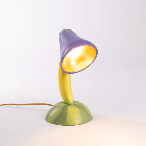 LAMPADA DA TAVOLO IN RESINA VITAMIN SELETTI CM 23X15 H31 - AUBERGINE ART. 1537