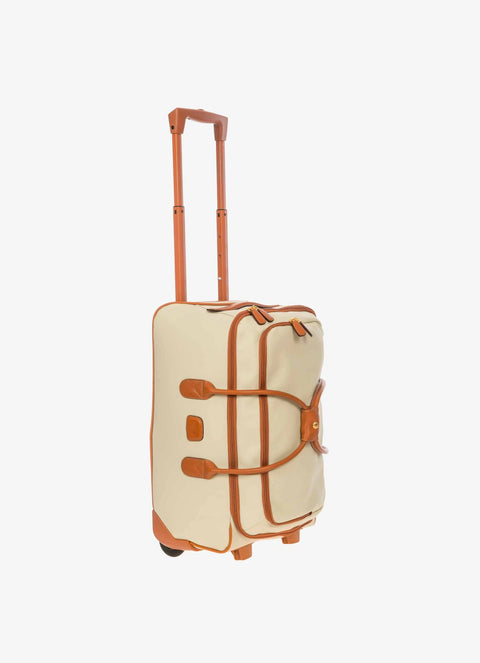 BORSONE CON RUOTE FIRENZE 55X25X32  BRIC'S BBJ15220.014 PANNA