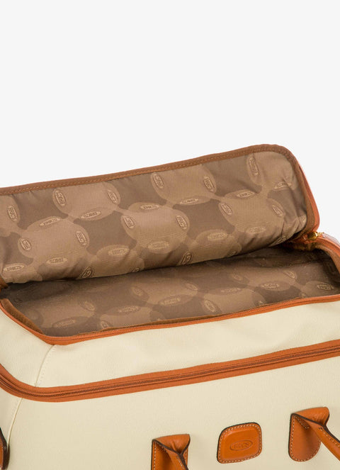 BORSONE CON RUOTE FIRENZE 55X25X32  BRIC'S BBJ15220.014 PANNA