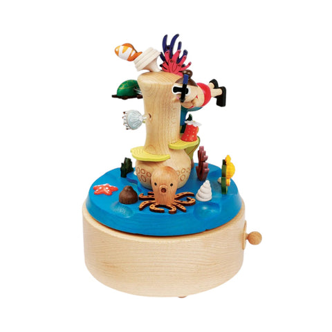 MUSIC BOX SNORKELING ON REEF 1033745 WOODERFUL LIFE