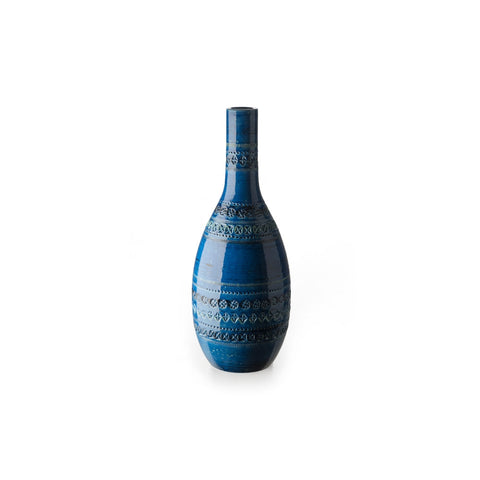 VASO BOTTIGLIA RIMINI BLU CM. 53 BITOSSI CERAMICHE ALDO LONDI ART. ZZ999-201