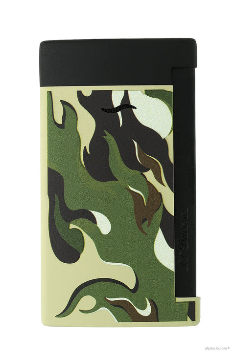 ACCENDINO S.T. DUPONT SLIM 7 CAMO GREEN/BLACK 027750G