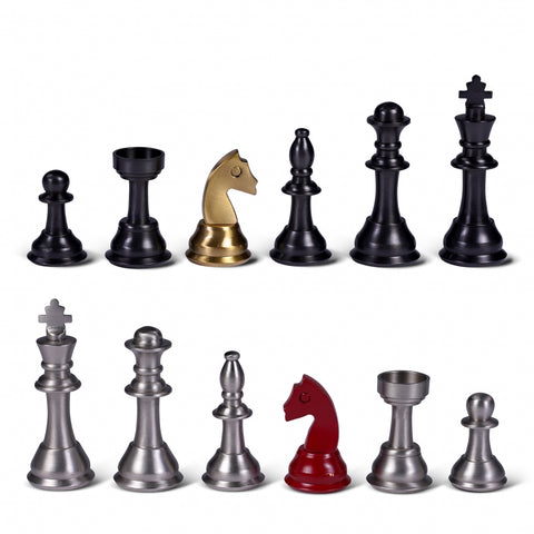 CHESS SET METAL AUTHENTIC MODELS GR033