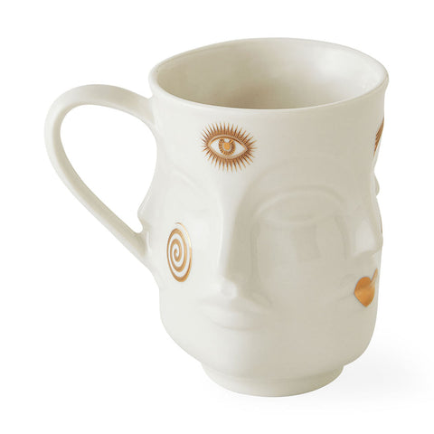 TAZZA GILDED MUSE DORA MAAR ART. 33695 JONATAN ADLER WHITE
