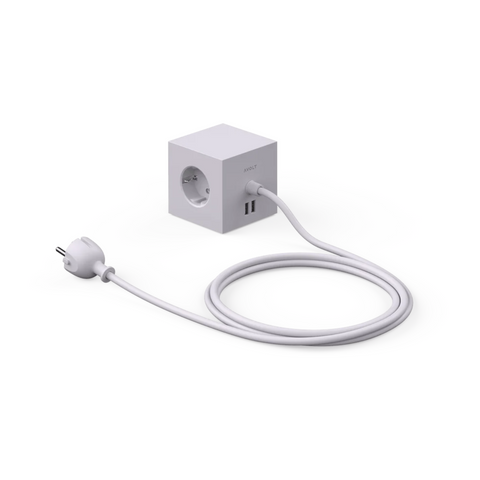 PRESA AVOLT SQUARE 1 USB C 1.8 METER GOTLAND GREY