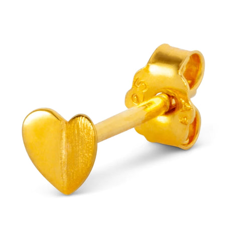 ORECCHINO LULU COPENHAGEN GOLD PLATED 925  LULU1084 HEART WINGS GOLD