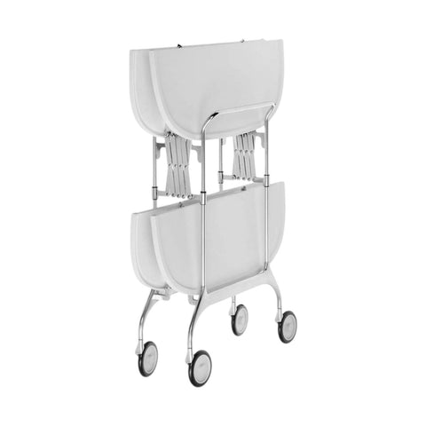 CARRELLO GASTONE KARTELL 04470/03 CROMO-BIANCO