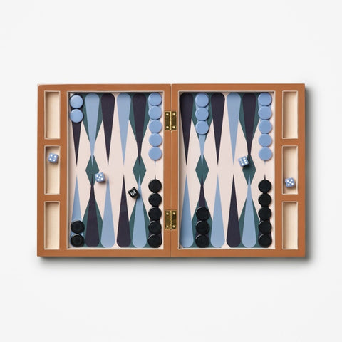 GIOCO BACKGAMMON LACQUERED PW00722 PRINTWORKS MULTICOLOR