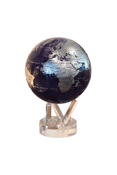 6" SILBER-LILA GLOBUS MG-6-ISP