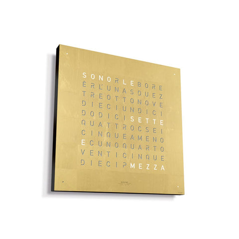 CLASSIC 45X45 GOLD QLOCKTWO UHR