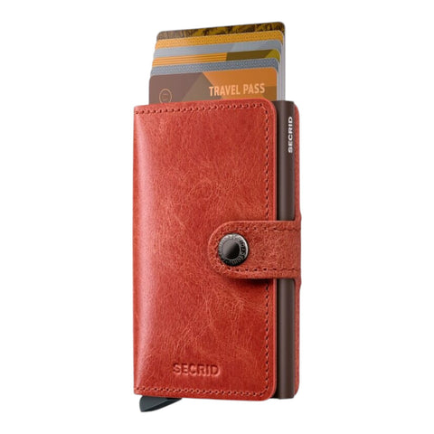MINIWALLET VINTAGE ORANGE SECRID