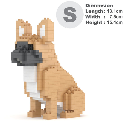 JEKCA BUILDING BLOCKS 420 PCS FRENCH BULLDOG MINI 01S ST19DM4