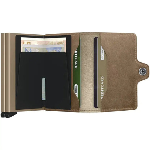 TWINWALLET SECRID VINTAGE TAUPE