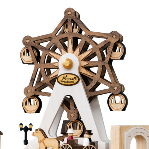 WOODERFULLIFE MUSIC BOX FERRIS WHEEL AMUSEMENT PARK M ART. 1060110