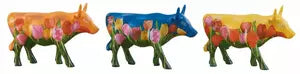 COW PARADE M ART PACK TULIPS RESIN ART. 46606