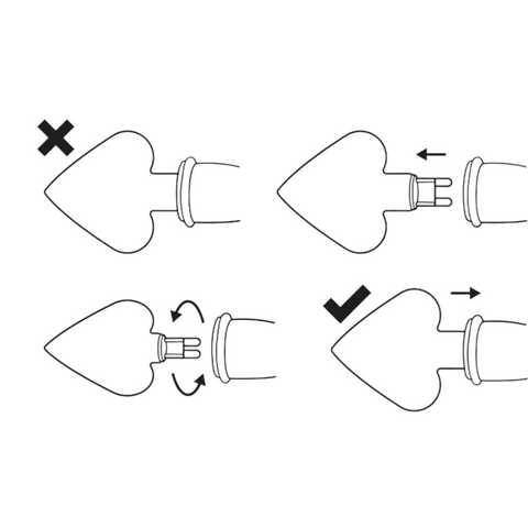 LAMPADINA RICAMBIO SELETTI CUPIDO ROSSA 14841LR