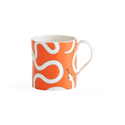 JONATHAN ADLER EDEN MUGS SET OF 4 ORANGE ART. 33119