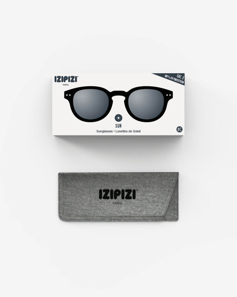 SUN C SCHWARZGRAU LINSEN +O IZIPIZI BRILLE