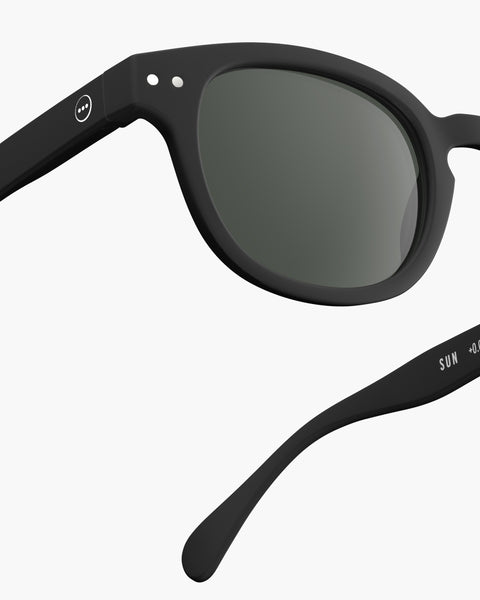 SUN C SCHWARZGRAU LINSEN +O IZIPIZI BRILLE
