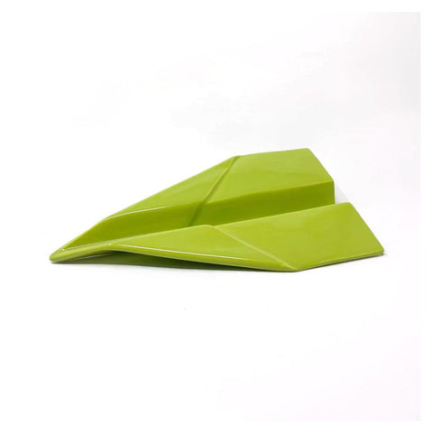 BARCHETTA ORIGAMI  PICCOLA VERDE CERAMICHE CRESCENTINI ART. 2373