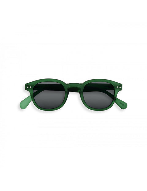 IZIPIZI SUN C +0 GREEN CRYSTAL SUNGLASSES