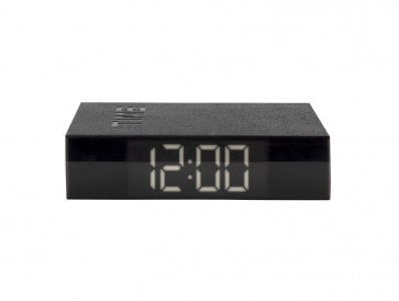 ALARM CLOCK BOOK LED KARLSSON BLACK