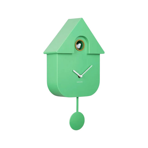 OROLOGIO WALL CLOCK MODERN CUCKOO KA5768BG BRIGHT GREEN KARLSSON