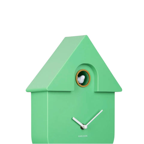 OROLOGIO WALL CLOCK MODERN CUCKOO KA5768BG BRIGHT GREEN KARLSSON