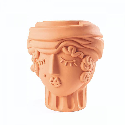 VASO IN TERRACOTTA WOMAN SELETTI CM 25X23 H 33 ART 11507